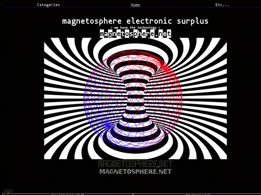 magnetosphere.net storefront (animated)